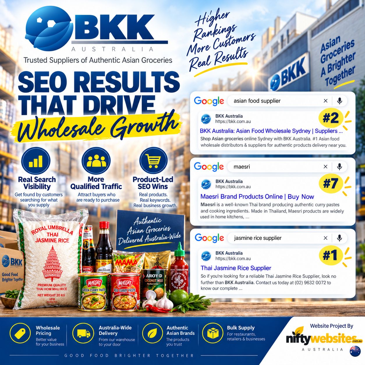 BKK Australia homepage design