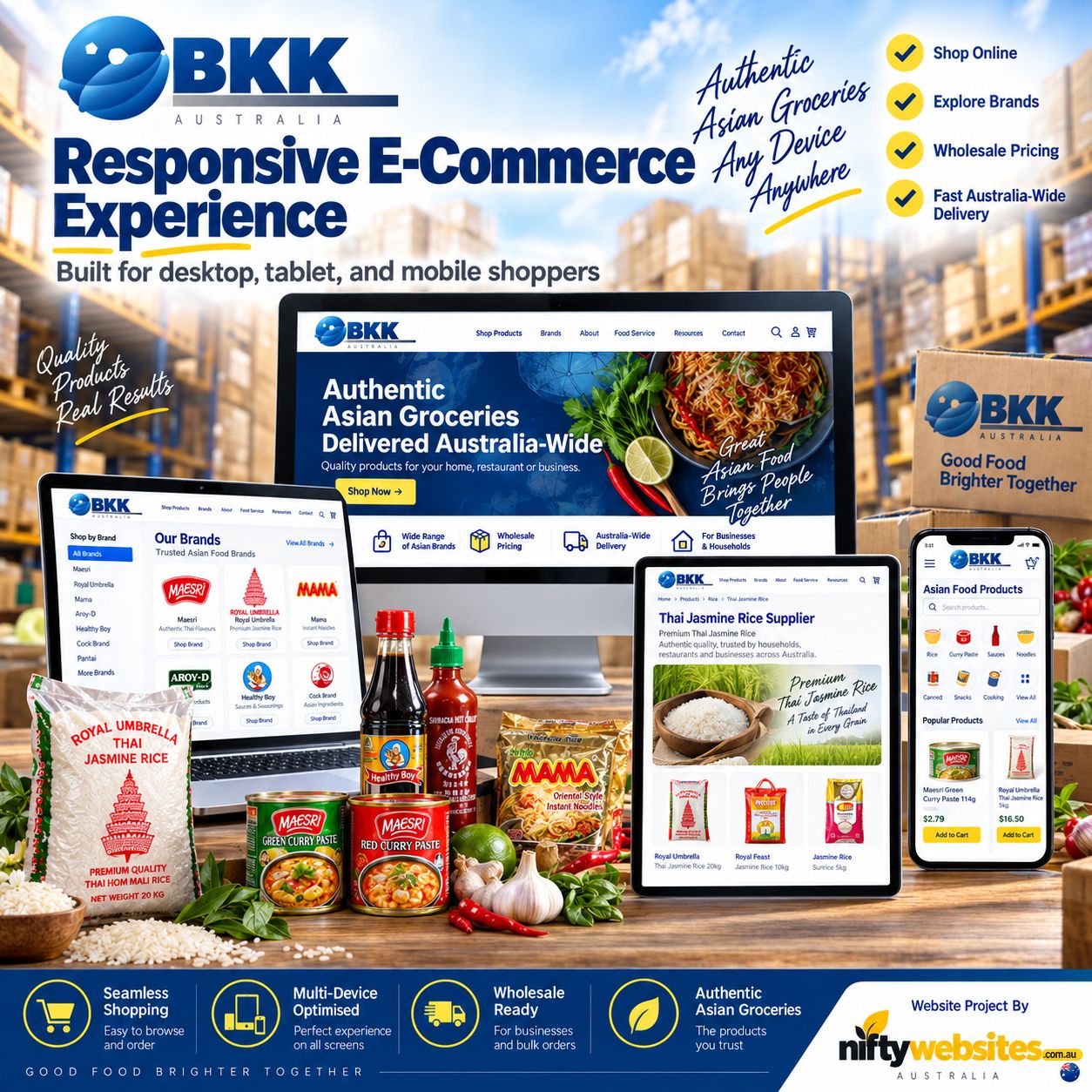 BKK Australia website designed by Nifty Websites Australia