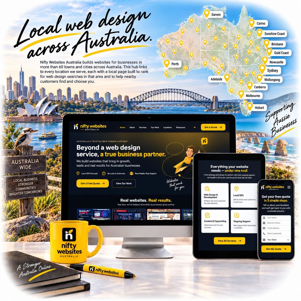 Locations we serve across Australia