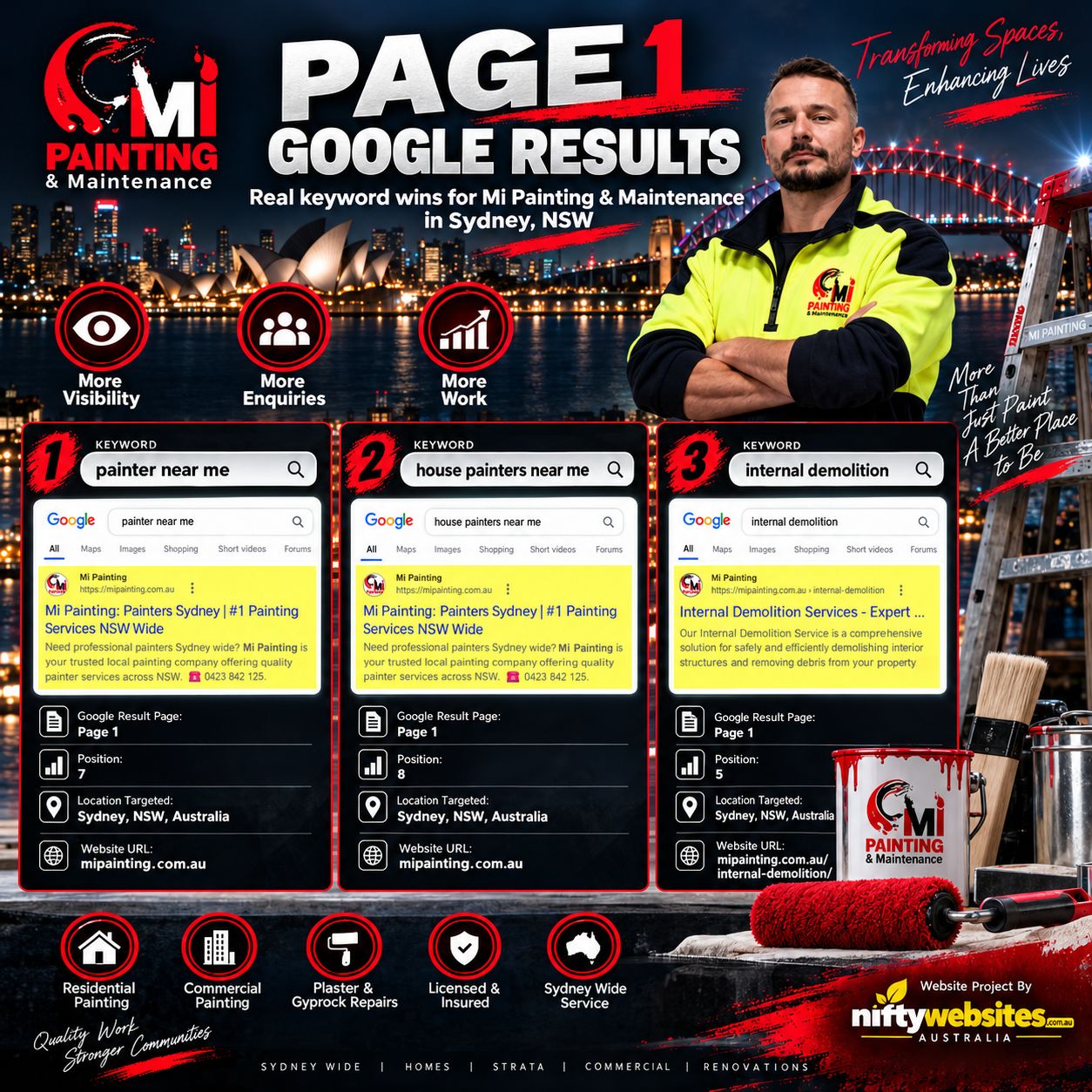 Mi Painting homepage design