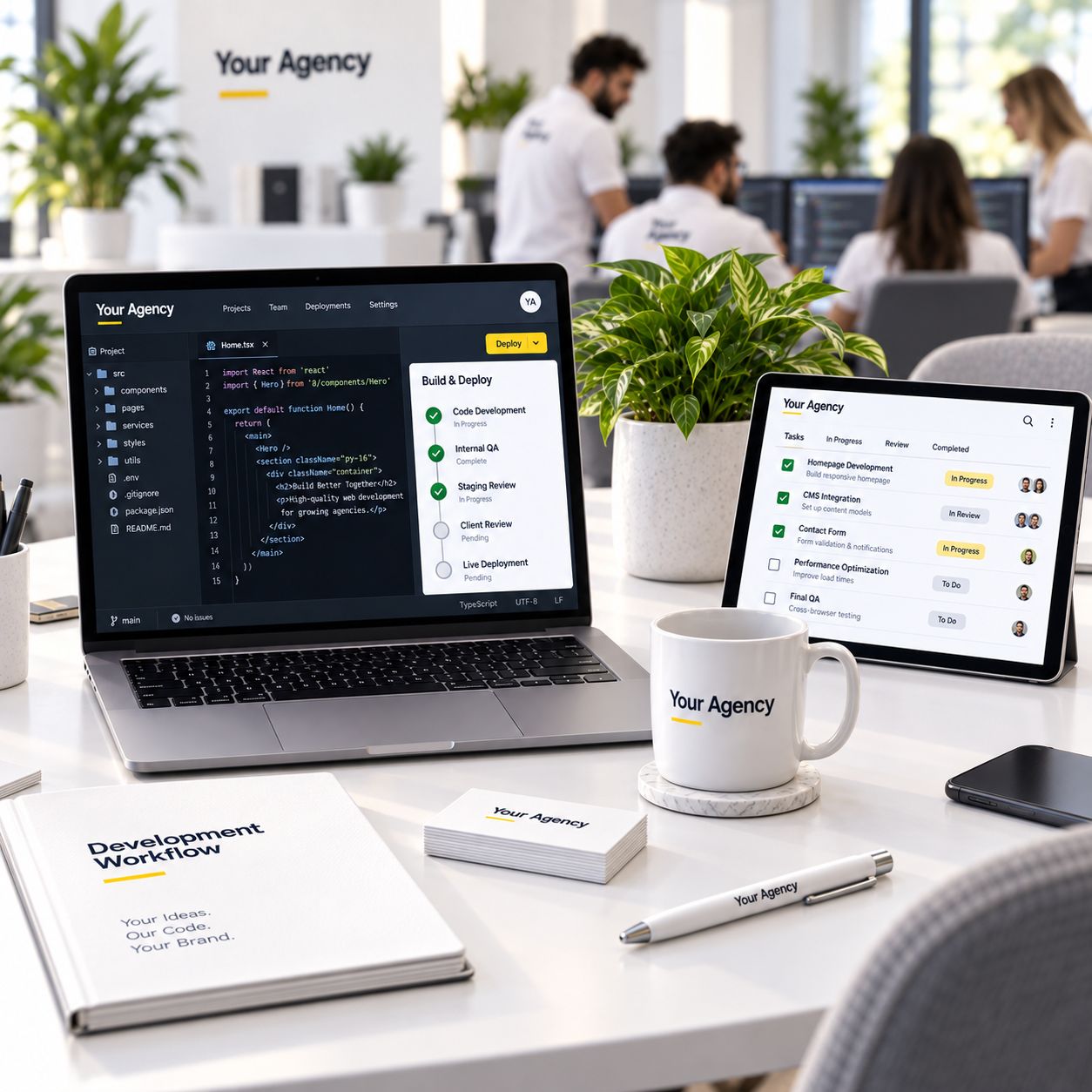 White label web development build delivered under an agency’s brand by Nifty Websites Australia