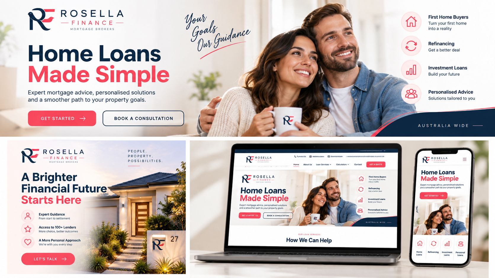 Rosella Finance website by Nifty Websites Australia
