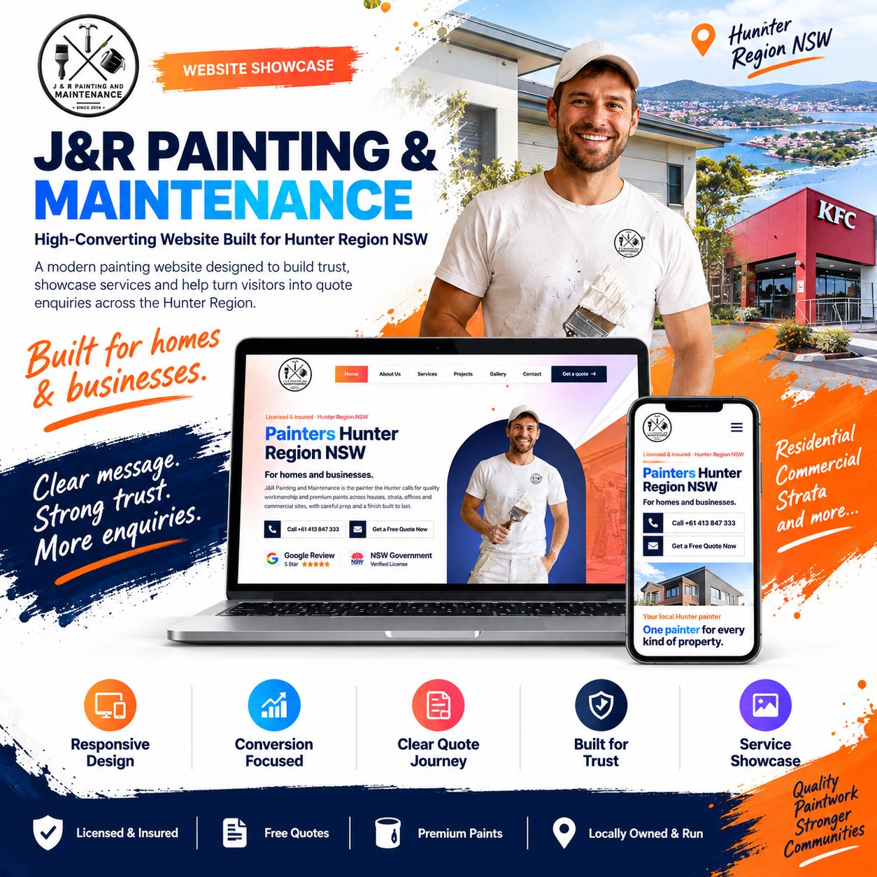 A website designed and built by Nifty Websites Australia