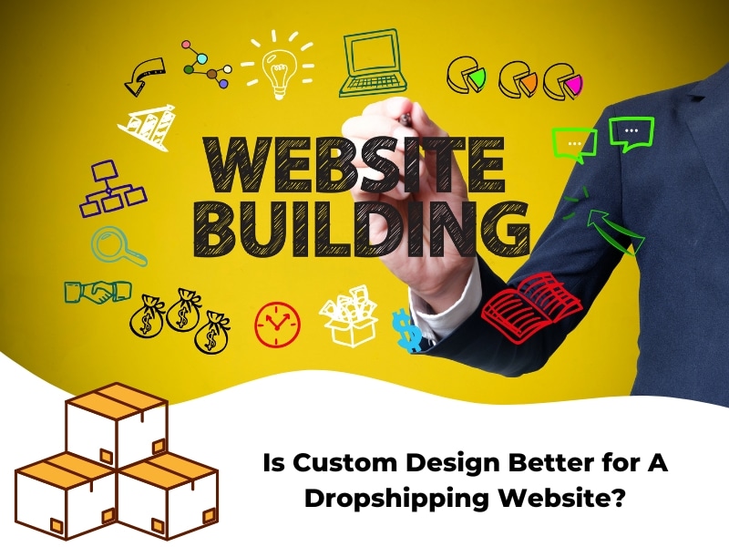 Image presents Is Custom Design Better for A Dropshipping Website?