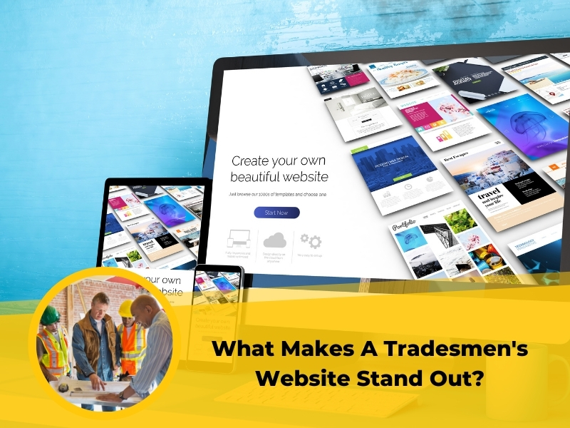 Creative templates for tradesmen website design with unique layouts to stand out online.