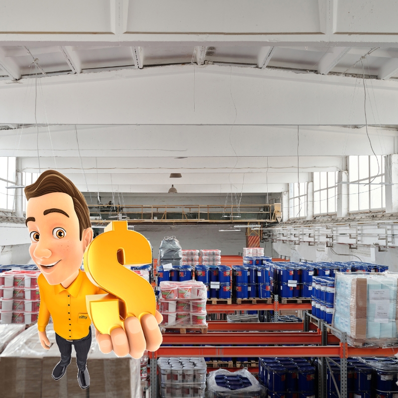 Warehouse interior showing wholesale inventory