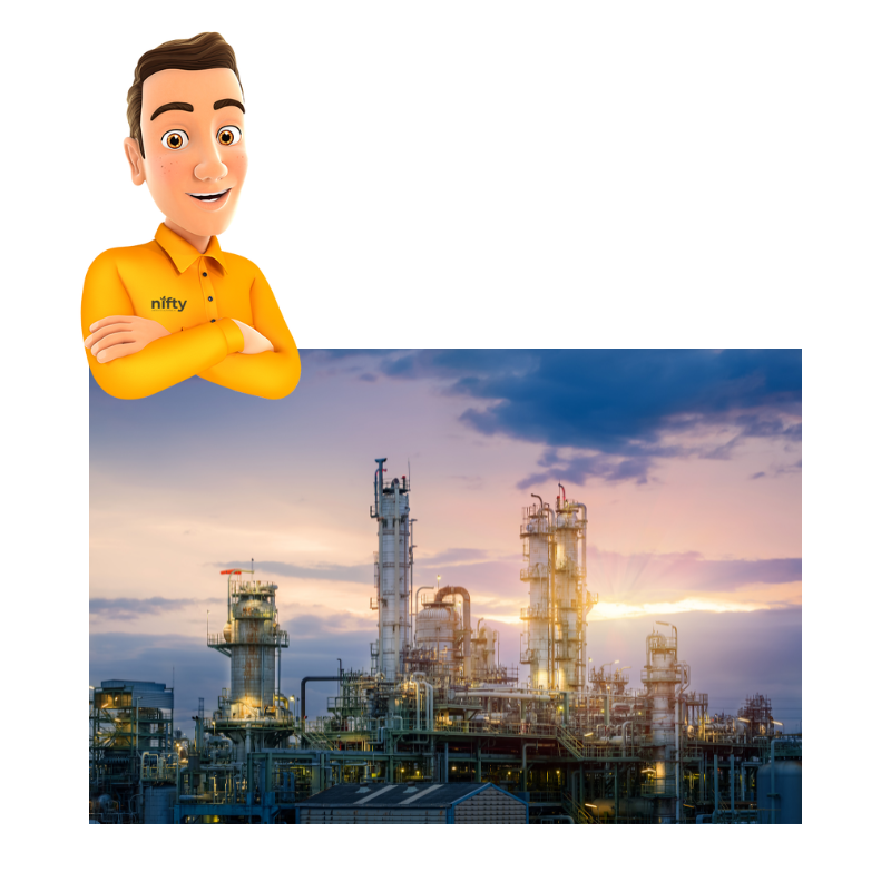 Image presents website for industrial companies