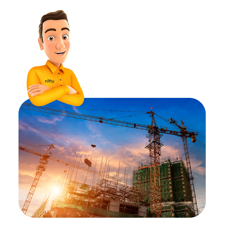 The Image presents website for Construction Companies