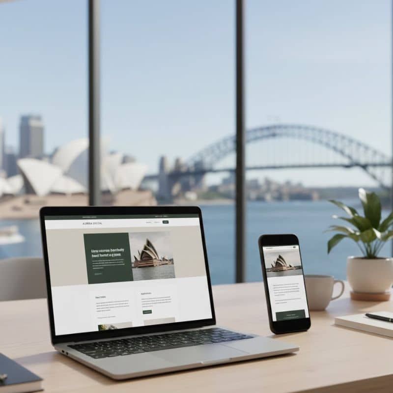 Professional website design in Sydney for business growth